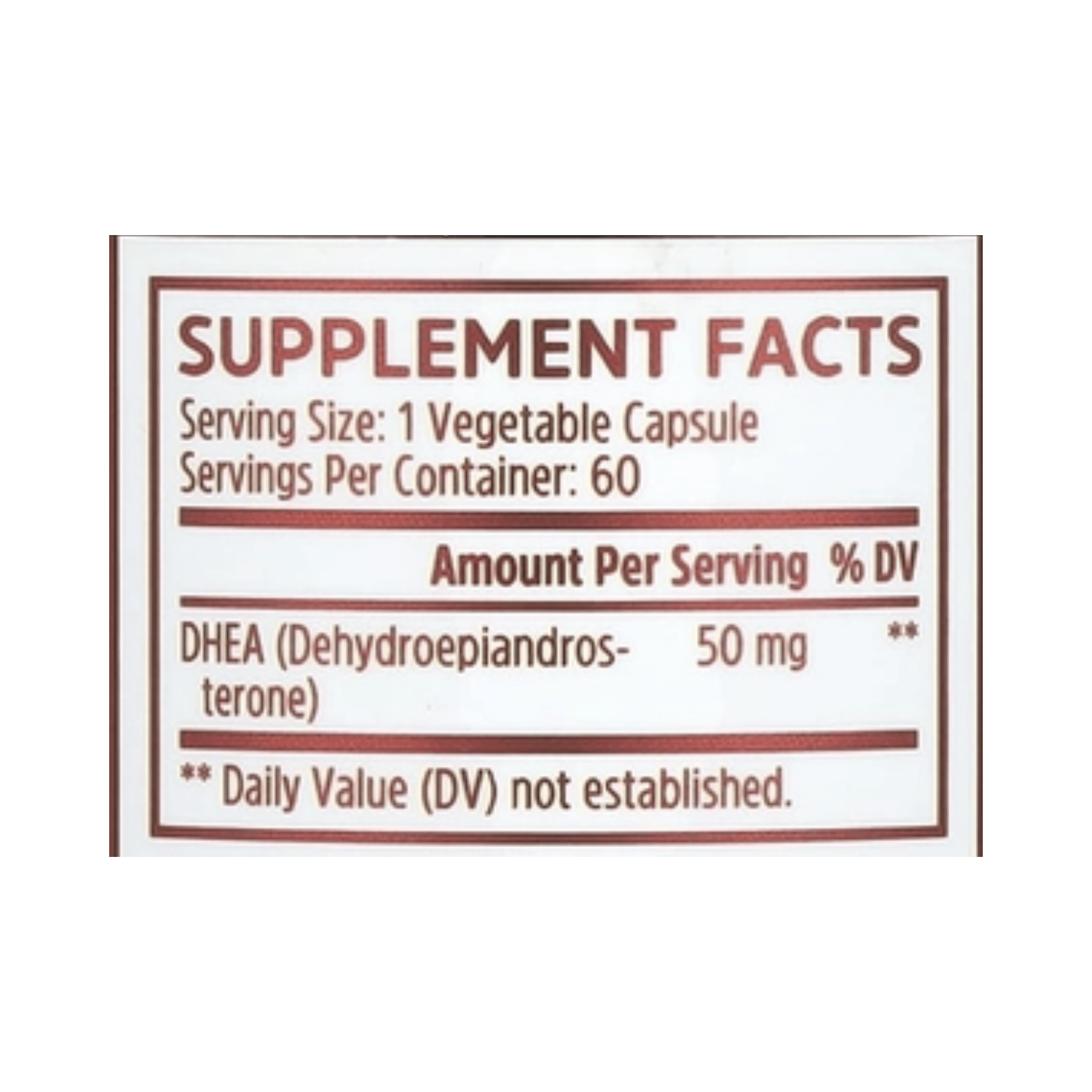 Zhou Nutrition, Clarity & Vitality, 50 mg, 60 Veggie Capsules supplement facts label showing ingredients, vitamins, minerals, and serving information