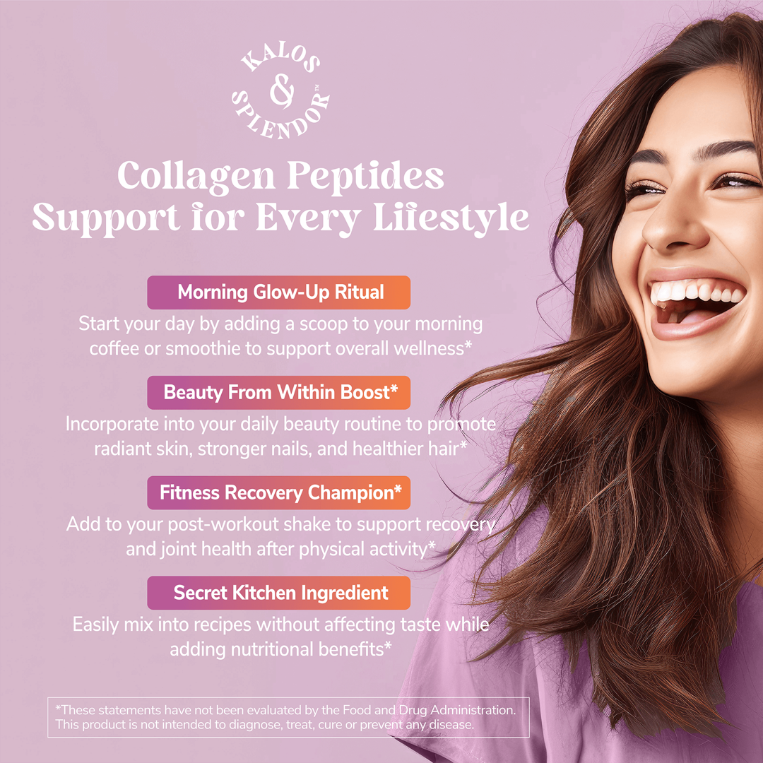 21st Century, Kalos & Splendorï¿½ Collagen Peptides, Unflavored, 10.6 oz (300 g) lifestyle image