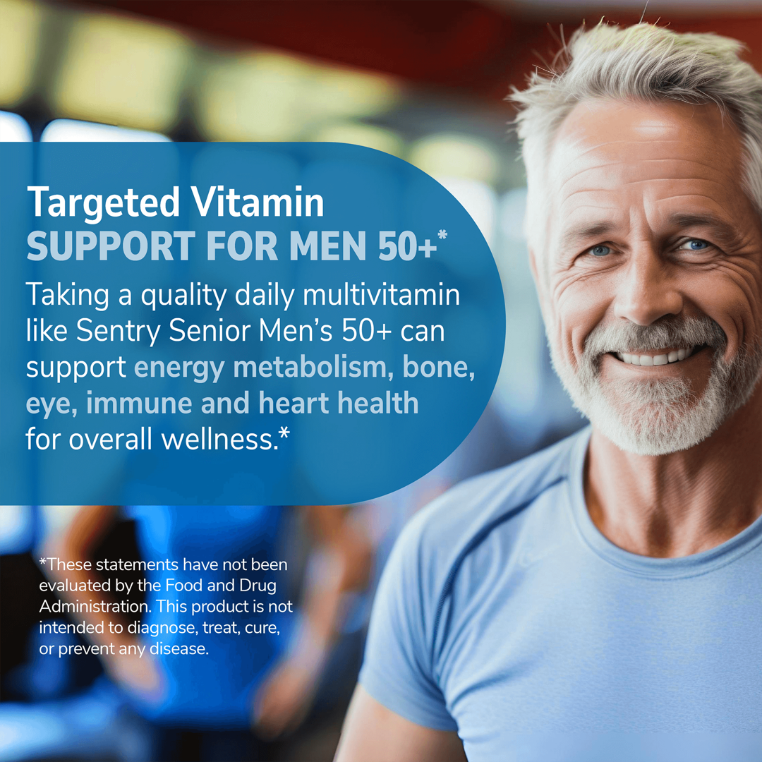21st Century, Sentry Senior, Men's 50+, Multivitamin & Multimineral Supplement, 100 Tablets lifestyle image