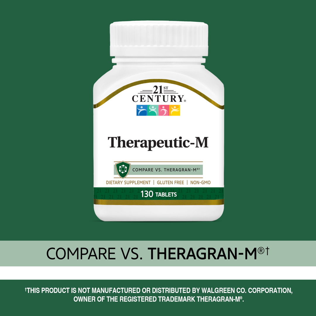 21st Century, Therapeutic-M, 130 Tablets lifestyle image