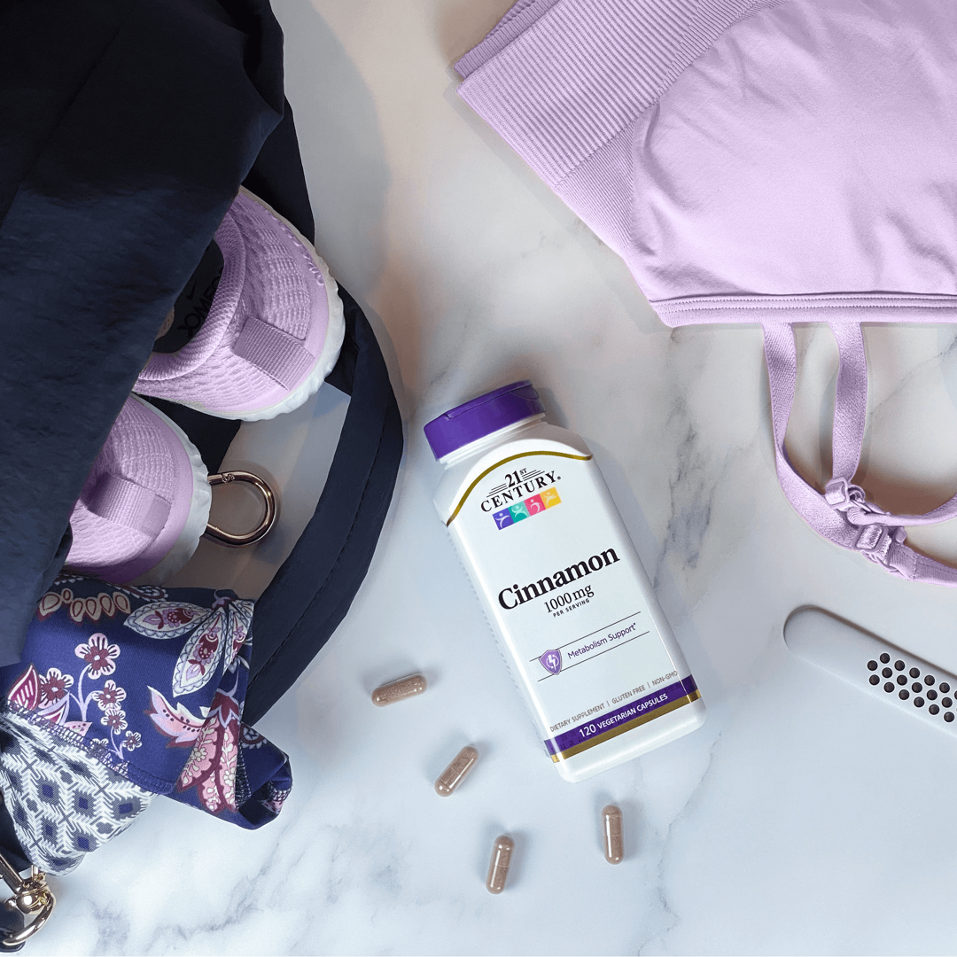 21st Century, Cinnamon, 120 Vegetarian Capsules lifestyle image