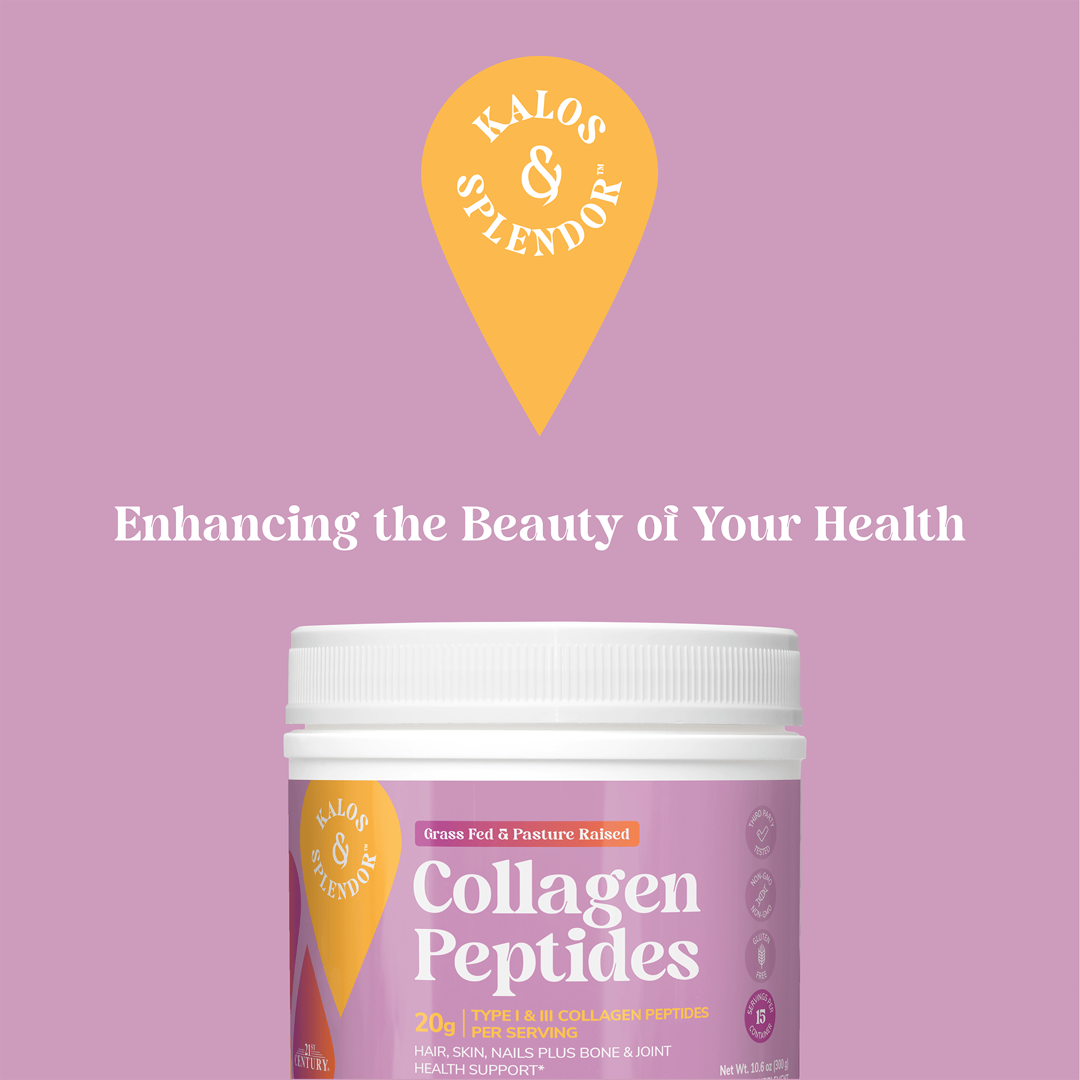 21st Century, Kalos & Splendorï¿½ Collagen Peptides, Unflavored, 10.6 oz (300 g) lifestyle image