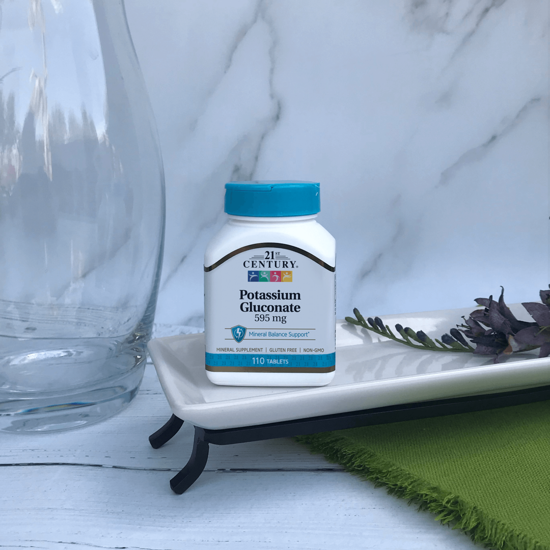 21st Century, Potassium Gluconate, 595 mg, 110 Tablets lifestyle image