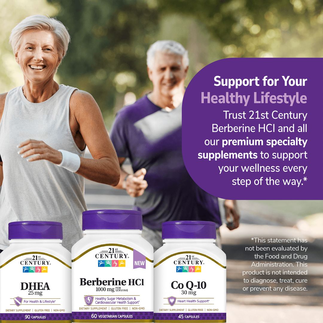 21st Century, Berberine HCI, 60 Vegetarian Capsules lifestyle image