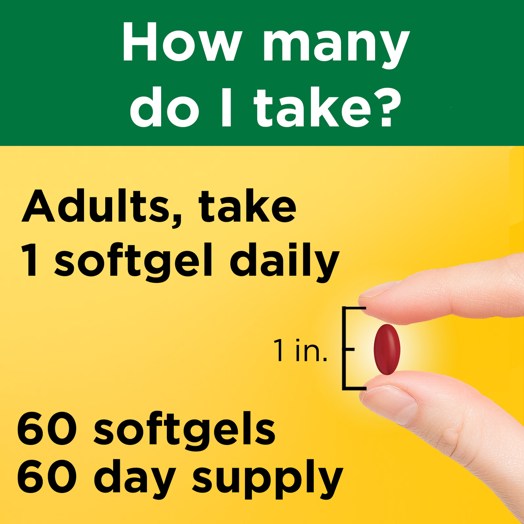 Nature Made, Vitamin B12, Maximum Strength, 5,000 mcg, 60 Softgels lifestyle image