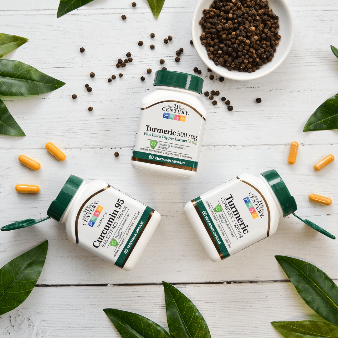 21st Century, Curcumin 95, 500 mg, 45 Vegetarian Capsules lifestyle image