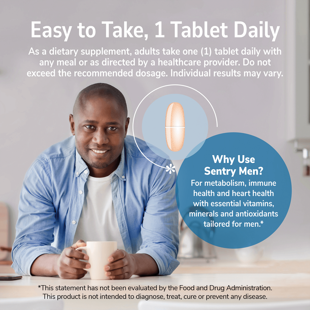 21st Century, Sentry Men, Multivitamin & Multimineral Supplement, 120 Tablets lifestyle image
