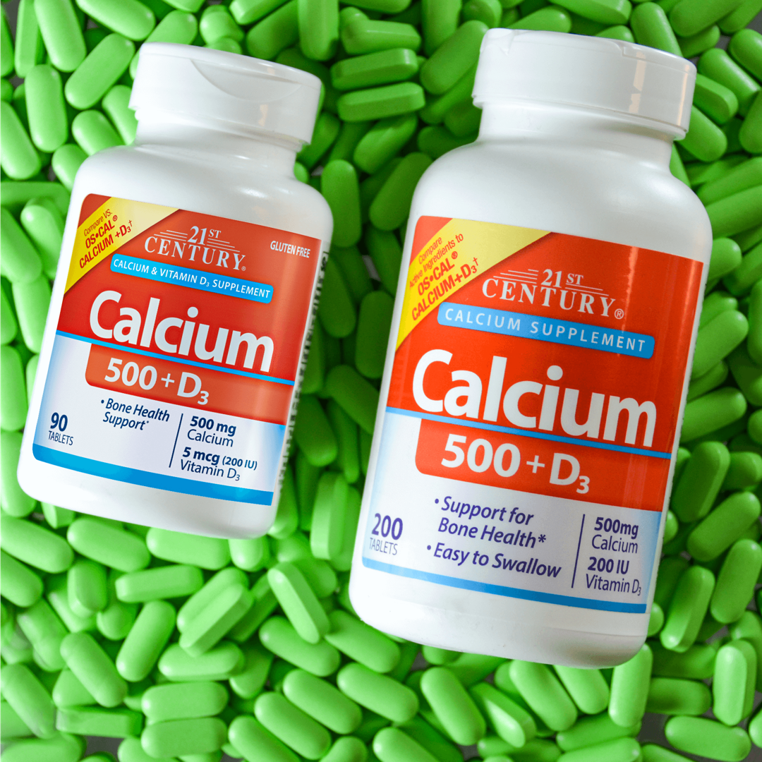 21st Century, Calcium 500 + D3, 400 Tablets lifestyle image