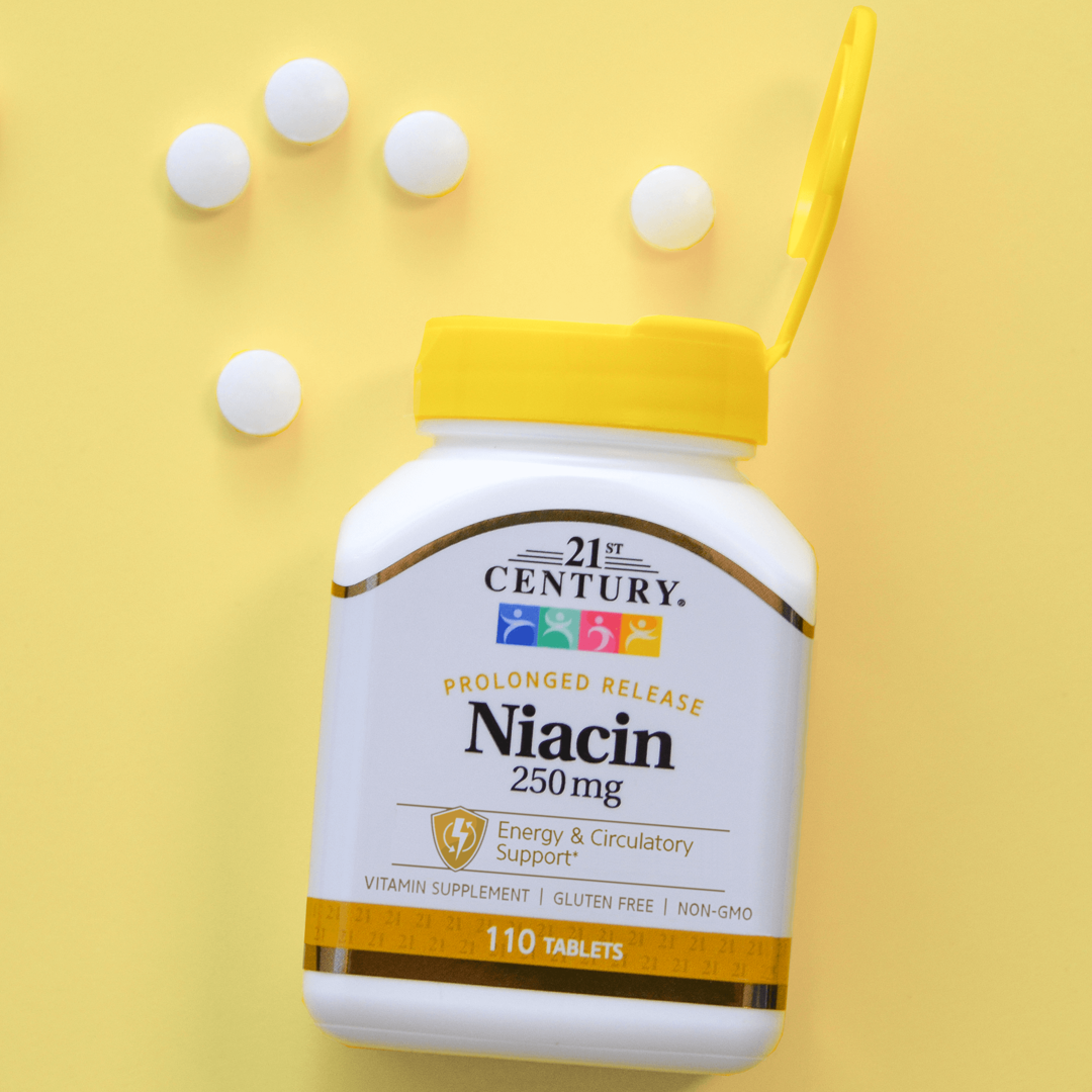21st Century, Niacin, Prolonged Release, 110 Tablets lifestyle image