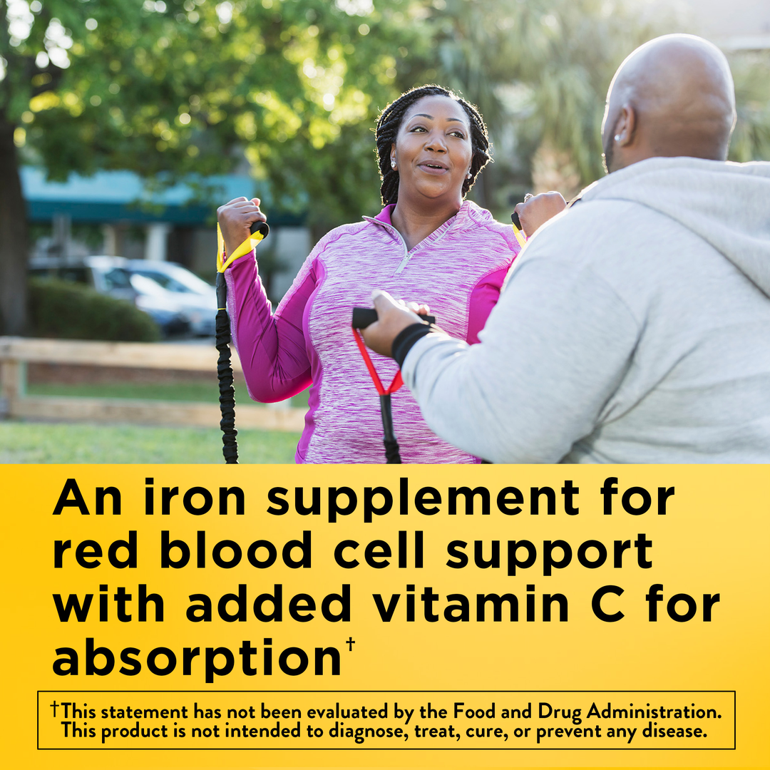 Nature Made, Iron with Vitamin C, 18 mg, 60 Gummies lifestyle image