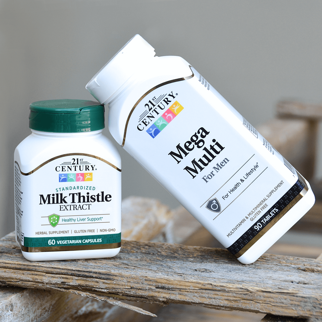 21st Century, Standardized Milk Thistle Extract, 60 Vegetarian Capsules lifestyle image