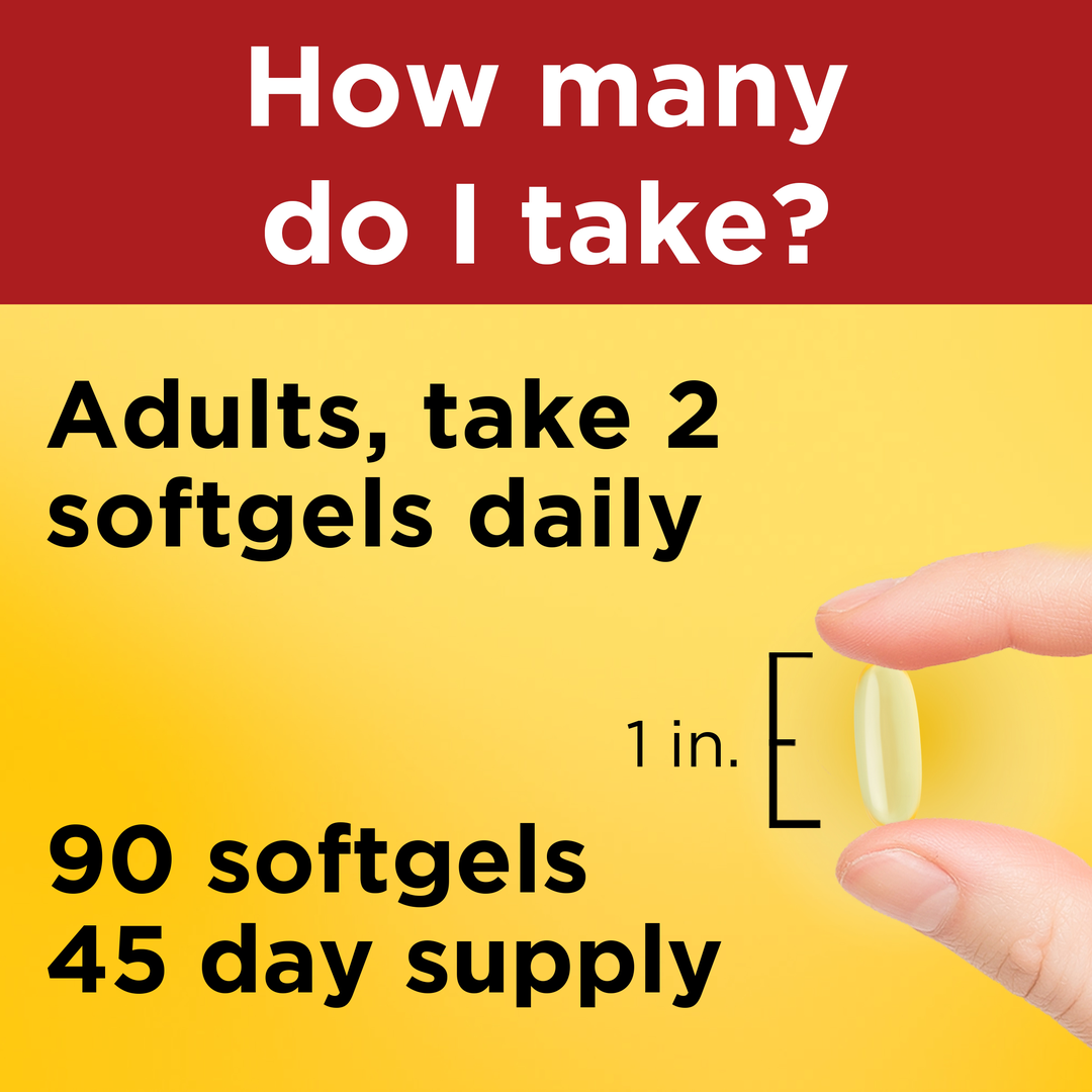 Nature Made, Fish Oil, 1,000 mg, 90 Softgels lifestyle image