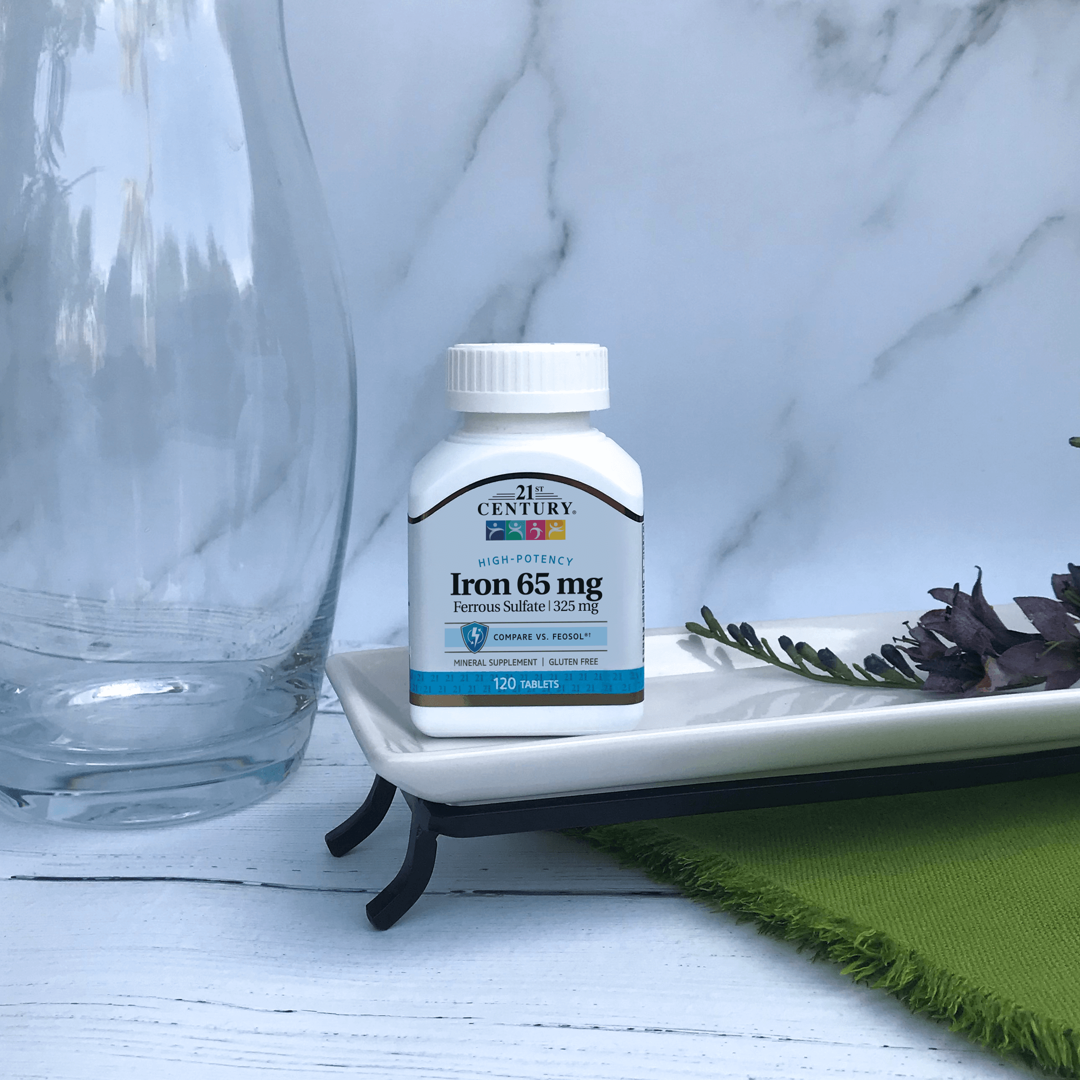 21st Century, Iron, 65 mg, 120 Tablets lifestyle image