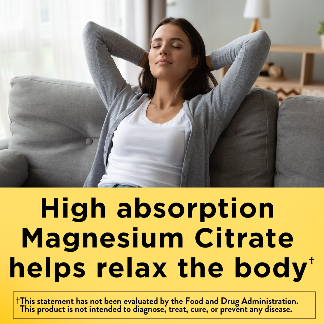 Nature Made, High Absorption Magnesium Citrate, 200 mg, 60 Gummies lifestyle image