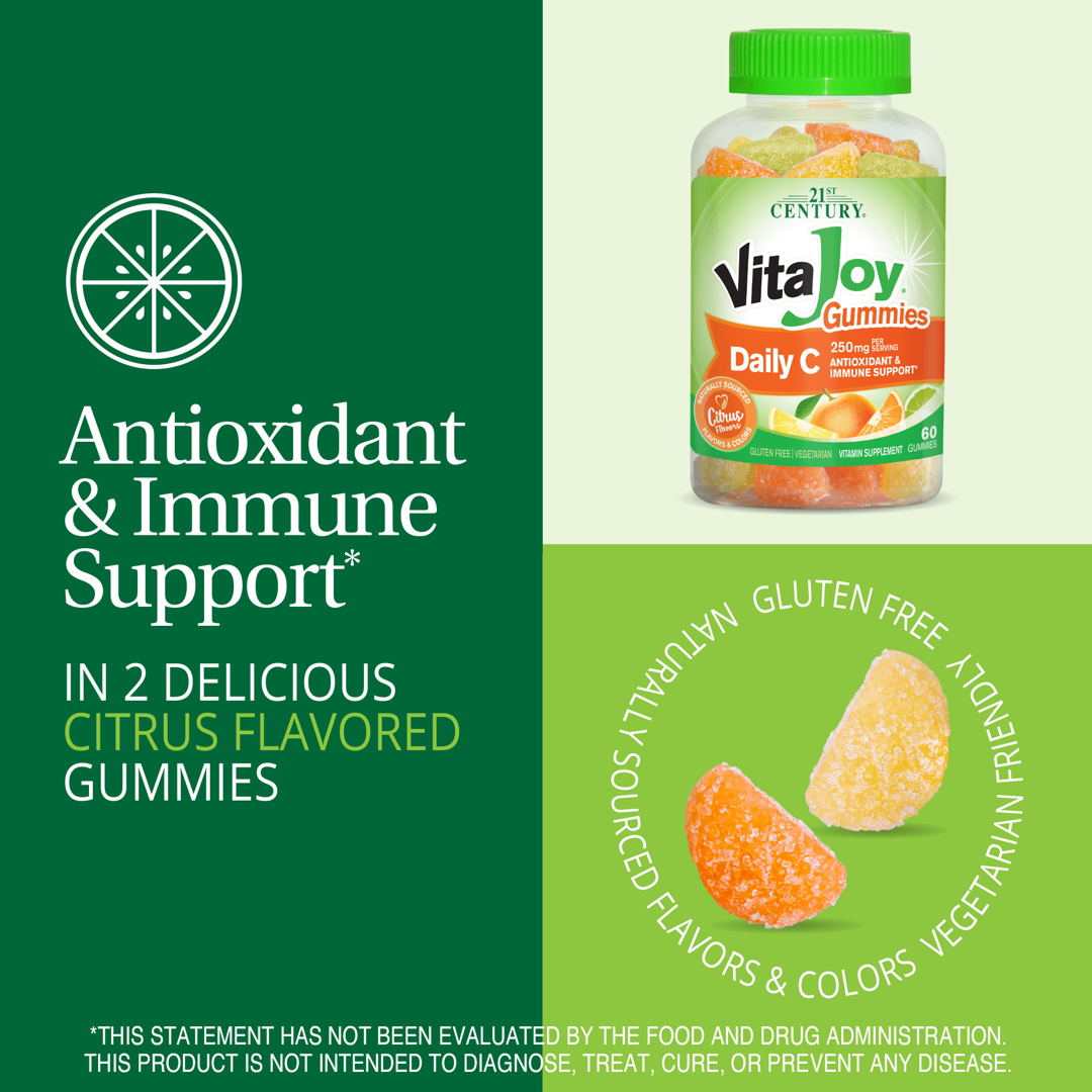 21st Century, VitaJoy Daily C Gummies, Citrus, 60 Gummies lifestyle image
