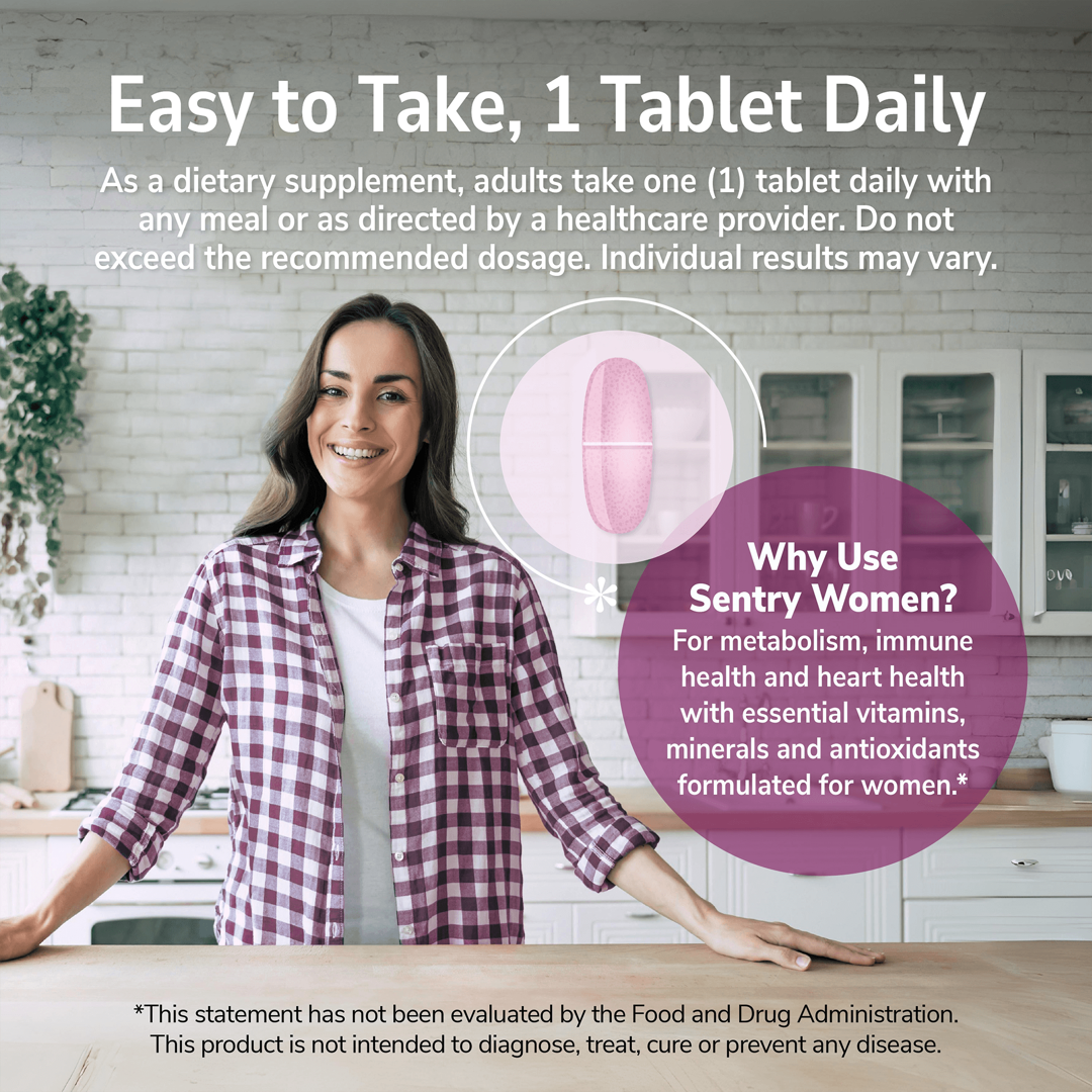 21st Century, Sentry Women, Multivitamin & Multimineral Supplement, 120 Tablets lifestyle image