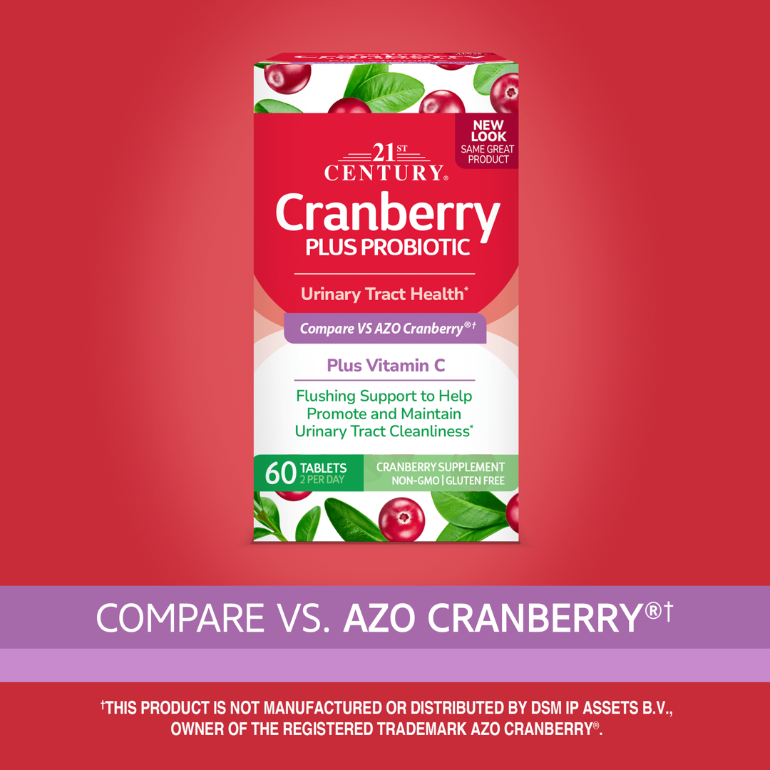 21st Century, Cranberry Plus Probiotic, 60 Tablets lifestyle image