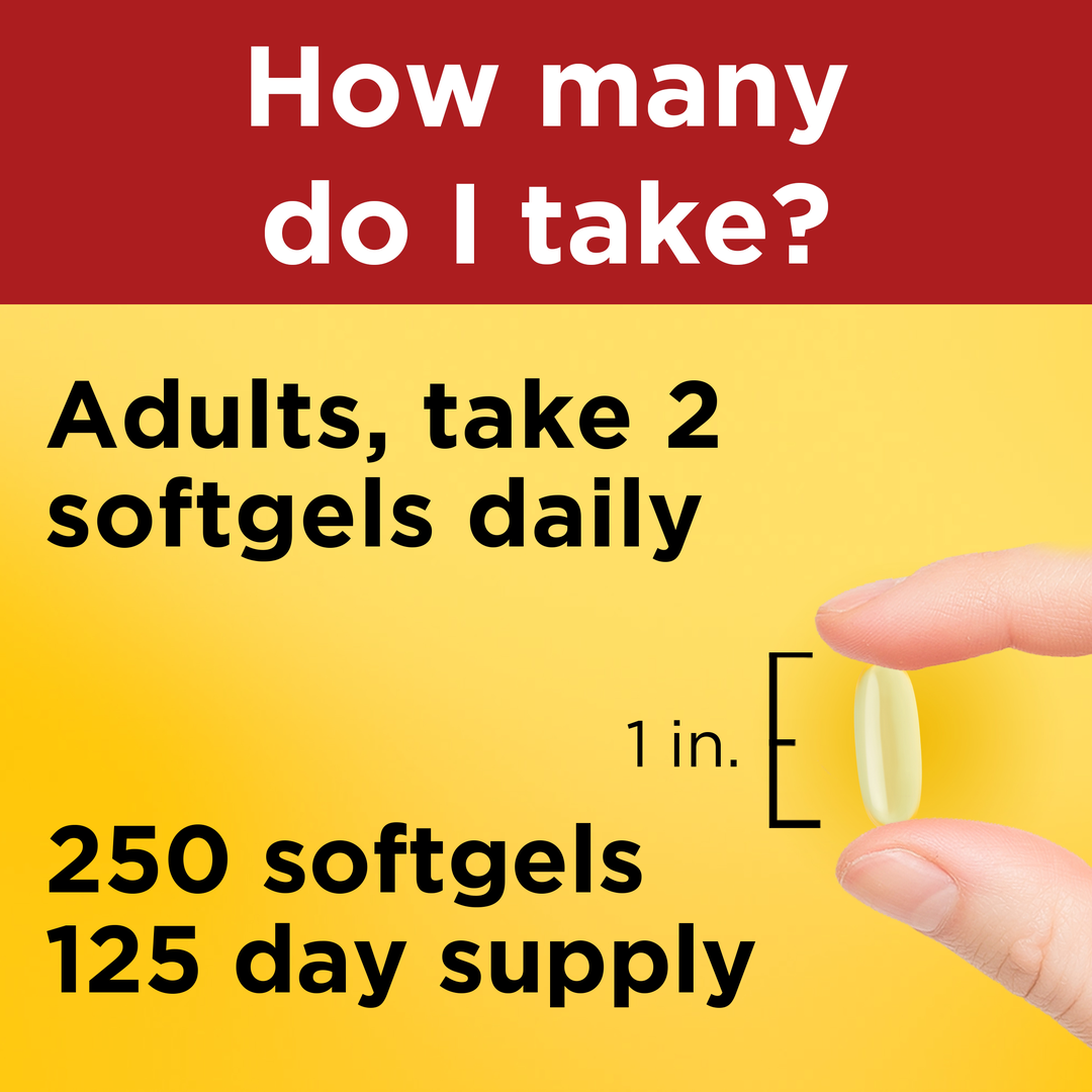 Nature Made, Fish Oil, 1,000 mg, 250 Softgels lifestyle image