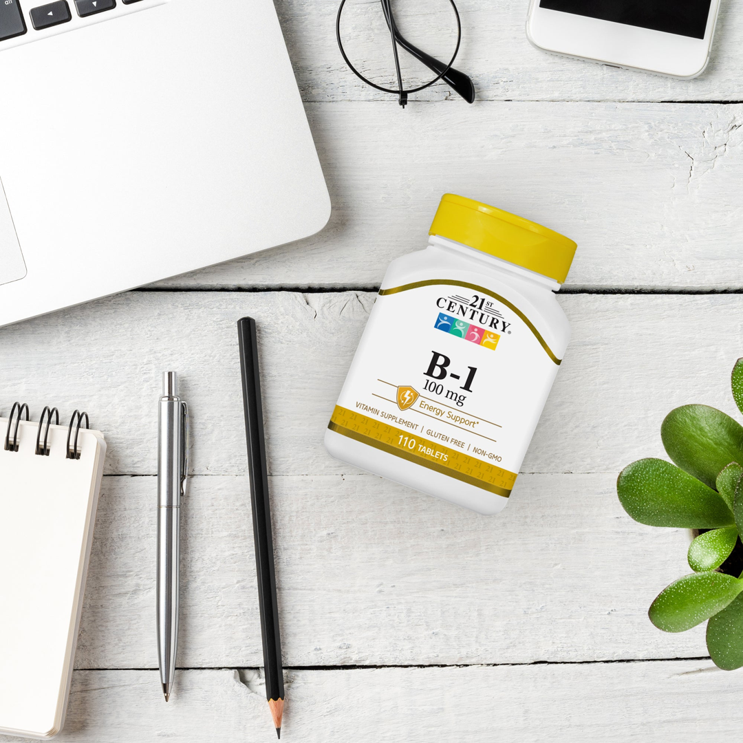 21st Century, B-1, 100 mg, 110 Tablets lifestyle image