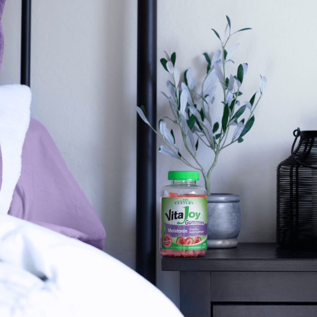 21st Century, VitaJoy Melatonin Gummies, Strawberry, 120 Gummies lifestyle image