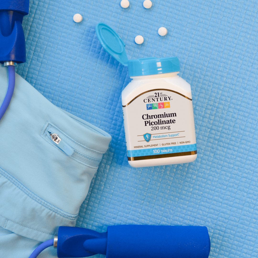 21st Century, Chromium Picolinate, 200 mcg, 100 Tablets lifestyle image
