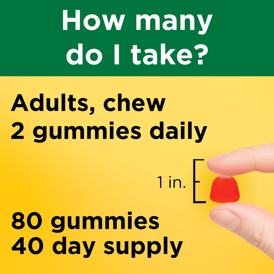Nature Made, Vitamin D3, 5000 IU, 80 Gummies lifestyle image
