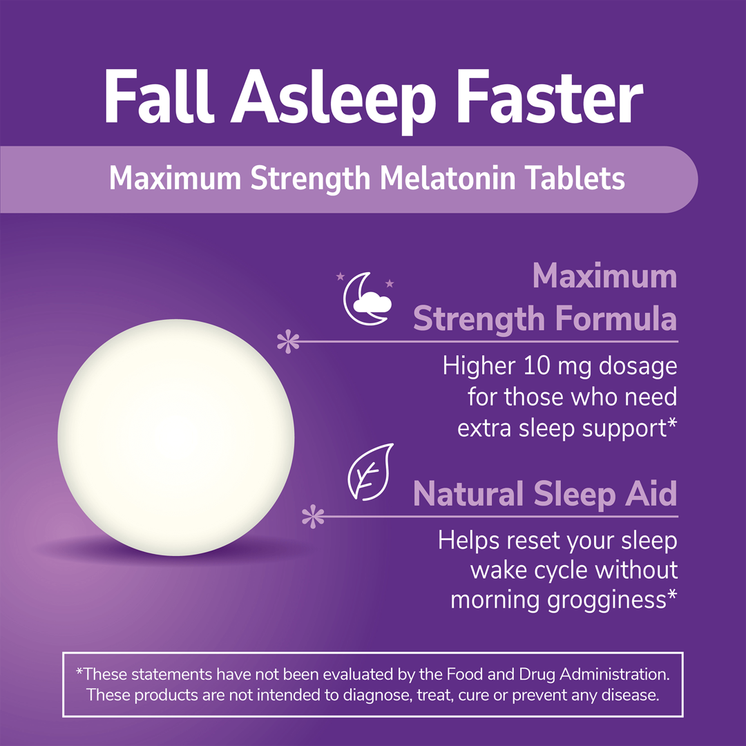 21st Century, Melatonin, Quick Dissolve, Cherry, 10 mg, 120 Tablets lifestyle image