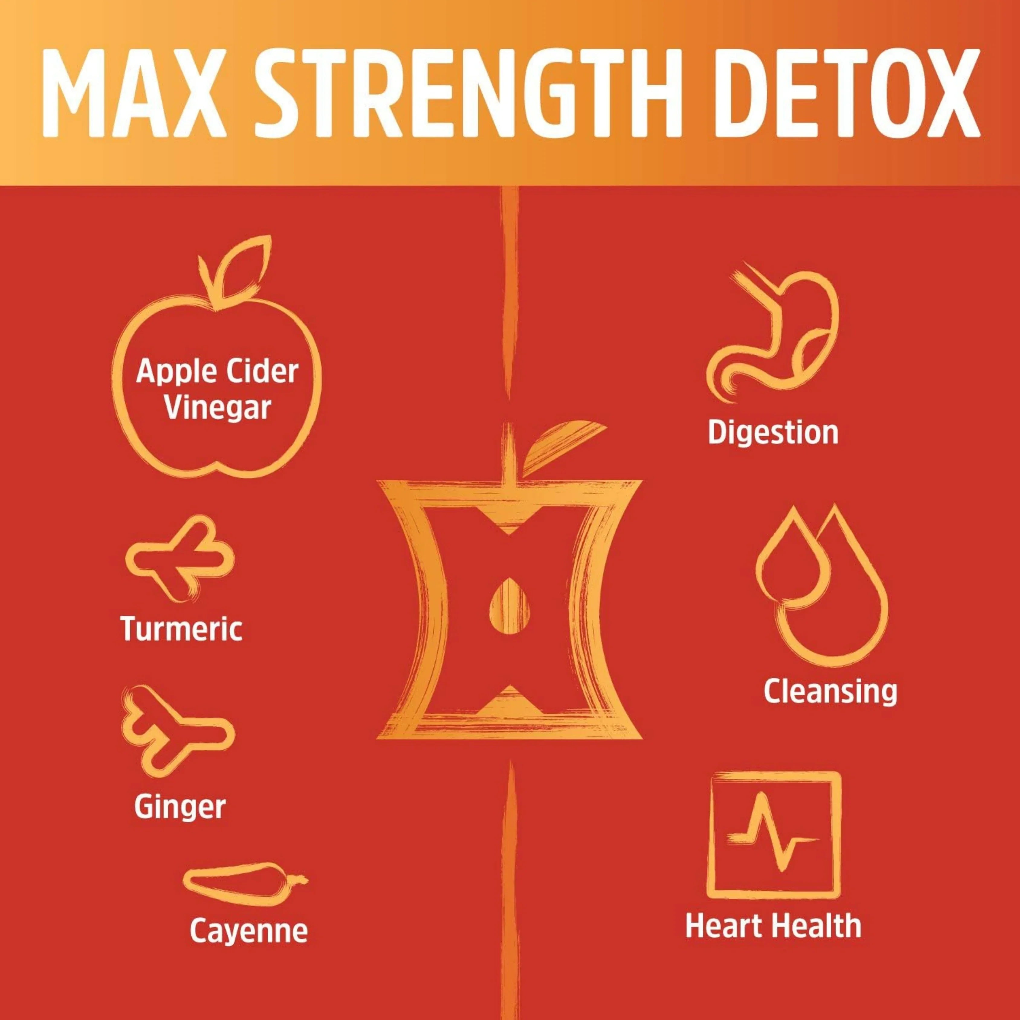 Zhou Nutrition, Cider Detox, 60 Veggie Capsules packaging side view