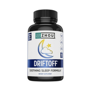 Zhou Nutrition, Driftoff, Soothing Sleep Formula, 60 Capsules front packaging view