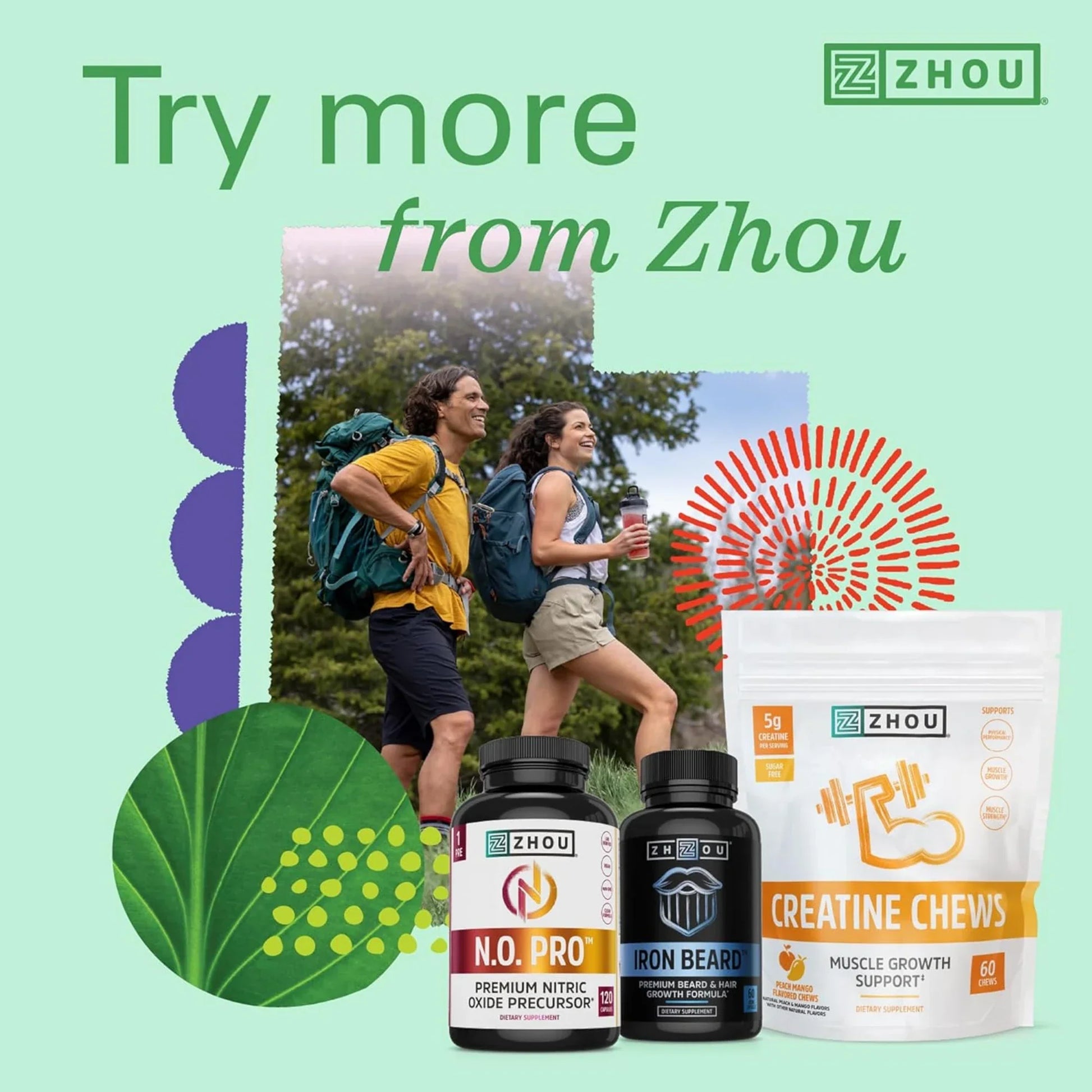 Zhou Nutrition, Saw Palmetto, 100 Veggie Capsules packaging side view